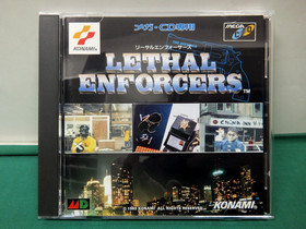 Mega CD Lethal Enforcers + Justifier gun. for 1P. CRT TV Only. JAPAN GAME 13681