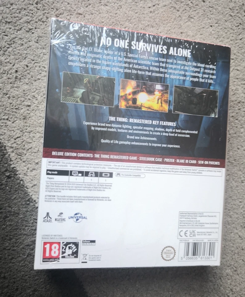 The Thing - Remastered Deluxe Edition - UK -Nintendo Switch -BRAND NEW & SEALED - Image 2 of 4