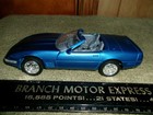 Monogram 1:25 '92 Corvette ZR-1, 'Quasar Blue, decent Built Model car, "As Is,!! — photo 1
