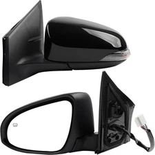 Dasbecan Left Driver Side Mirror Compatible with Toyota Corolla 2014-2019 Power 