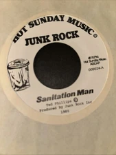 PROMO - 45 Private Label NY New Wave JUNK ROCK- SANITATION MAN 1980-Mint