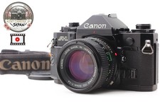 MINT w/ Strap Canon A-1 35mm Film camera Body New FD 50mm F1.4 Lens From JAPAN