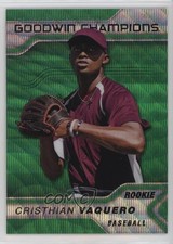 2023 Goodwin Champions Platinum Green Wave 4/10 Cristhian Vaquero #P42 14hk