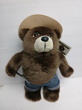 Vintage Smokey The Bear Stuffed Animal Plush Toy Doll 1994 With Shovel OG Tag
