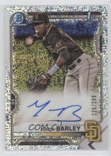 2021 Bowman Chrome Prospect Speckle Refractor 226/299 Jordy Barley Auto c5r