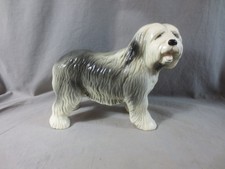 Coopercraft Porcelain Pottery Old English Sheepdog Figure MADE IN ENGLAND