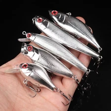 10pcs Mixed Fishing Lures Hard Bait Artificial Bait Kit Fishing Lure