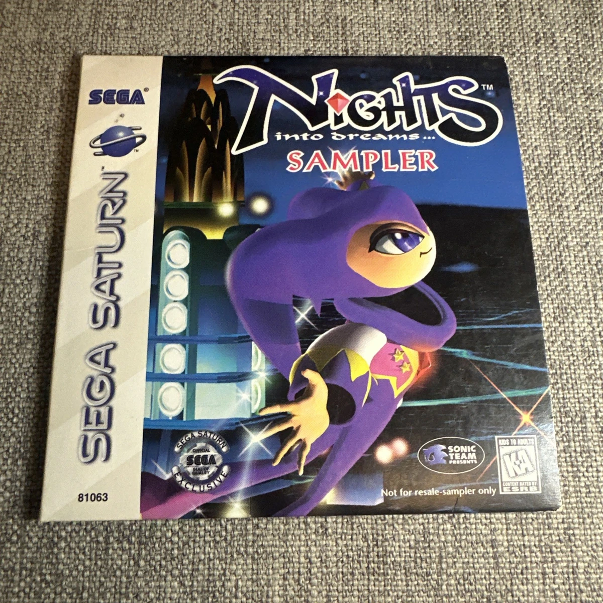 Sega Saturn Nights Into Dreams Video Games for sale - eBay