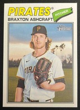 2026 Topps Heritage Braxton Ashcraft #134 Pirates