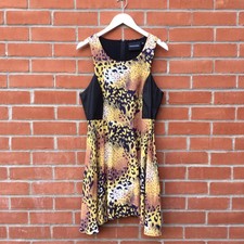 Mink Pink Leopard Print Dress - Size L