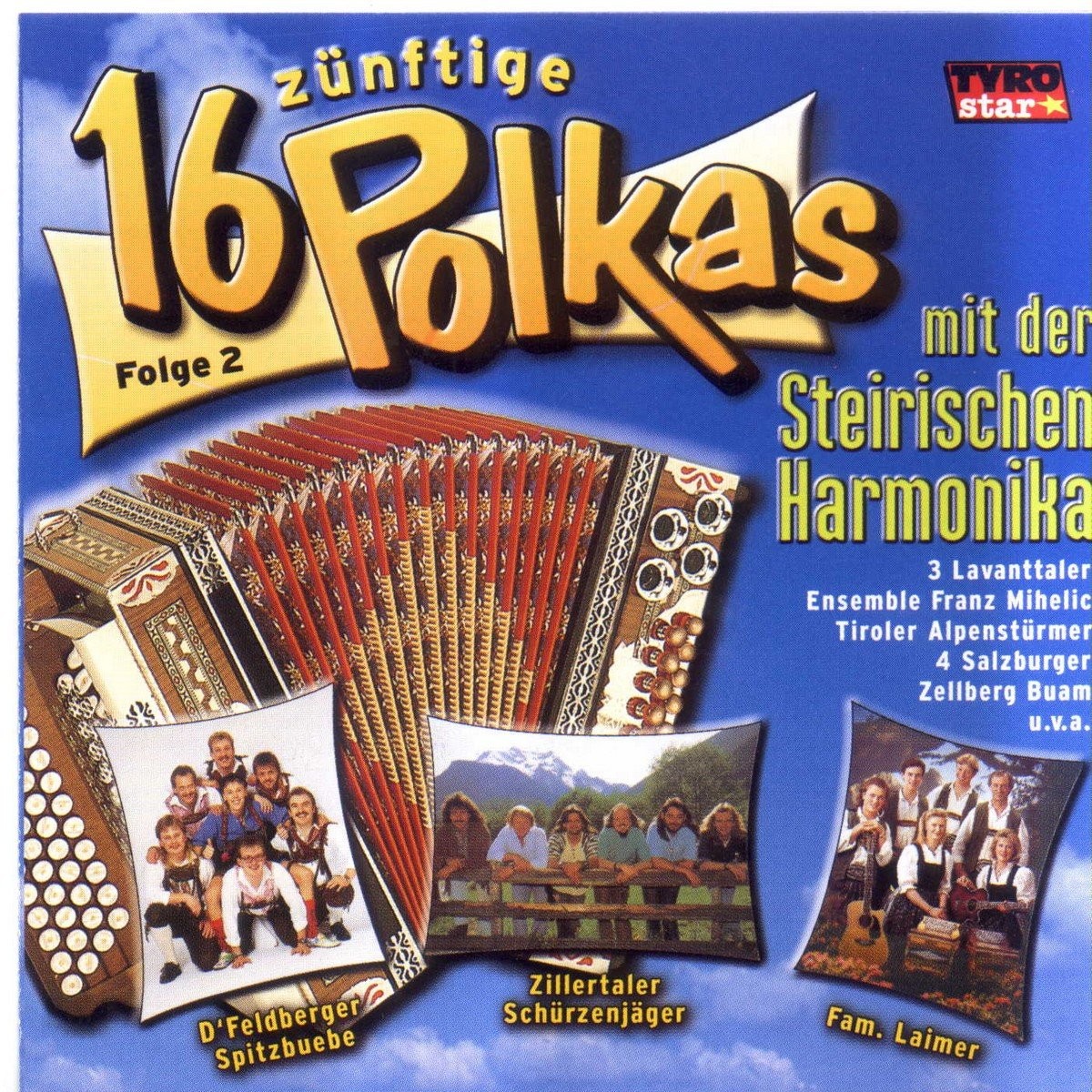 Различные 16 музыкальных польек для государственной губной гармоники (CD)