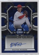 2023 Panini Elite Extra Edition Hidden Gems Blue Dalton Rogers #HG-DRG Auto qw7