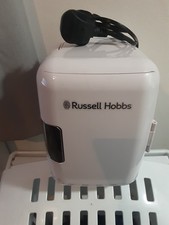 Russell Hobbs 4L Mini Fridge Cooler Warmer White good condition