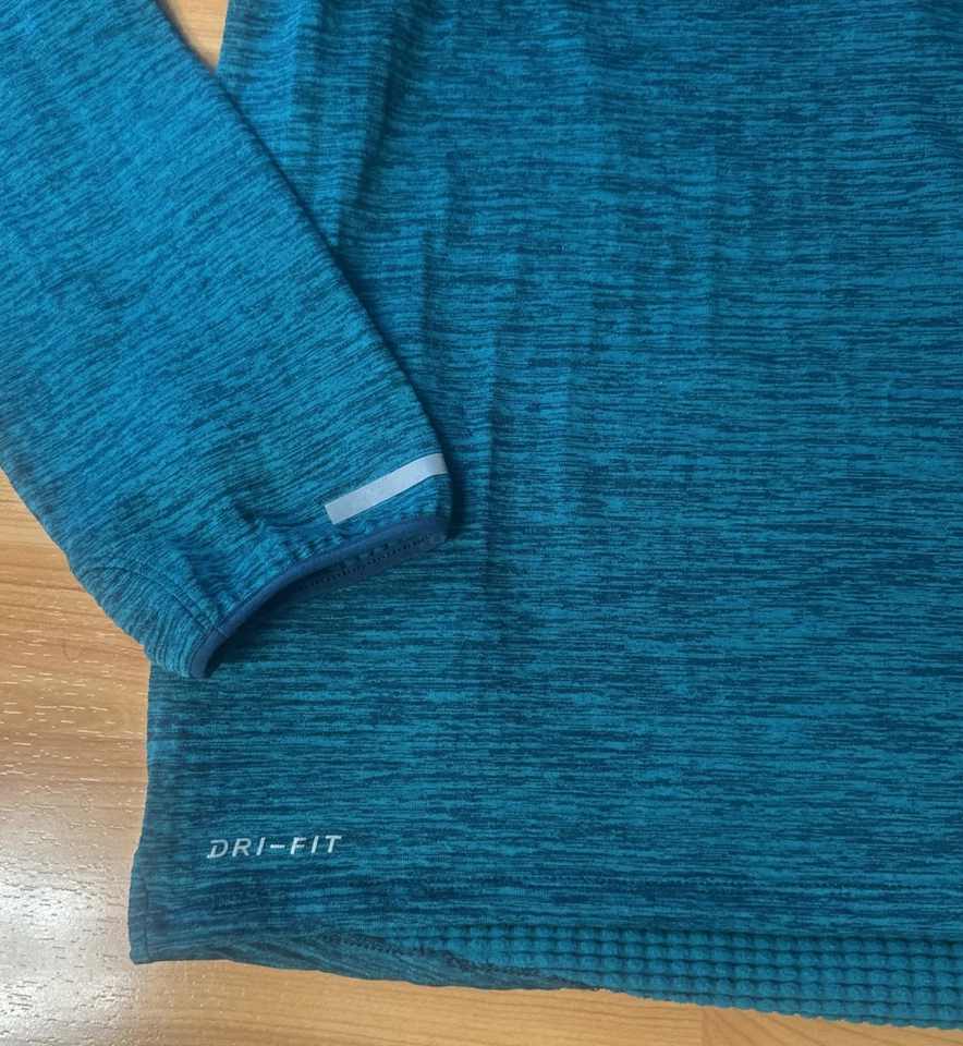 Camisa para correr reflectante Nike Therma Sphere Element 3.0 para hombre talla XL Aqua Foto 4 de 4