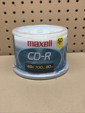 Maxell CD-R 50 Pack 700mb 80min 48x Recordable Media Discs