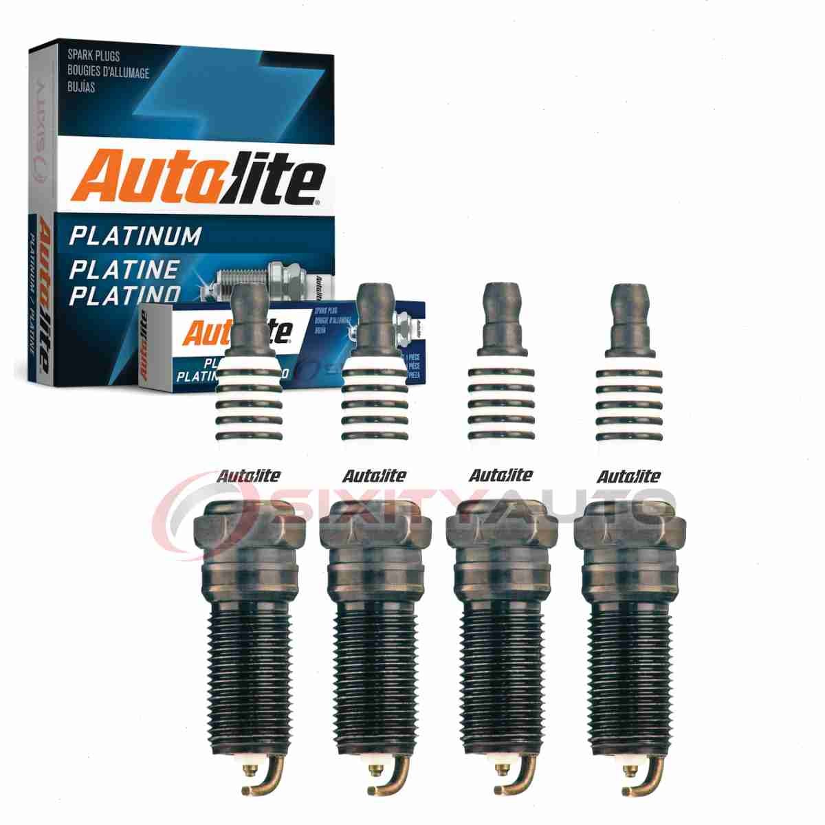 4 pc Autolite Platinum Spark Plugs for 2015-2019 Chevrolet Colorado 2.5L L4 vt