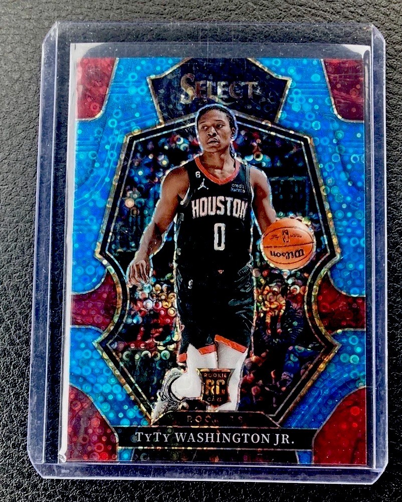 2022-23 Panini Select #70 TyTy Washington Jr. Light Blue Disco /99 Rookie