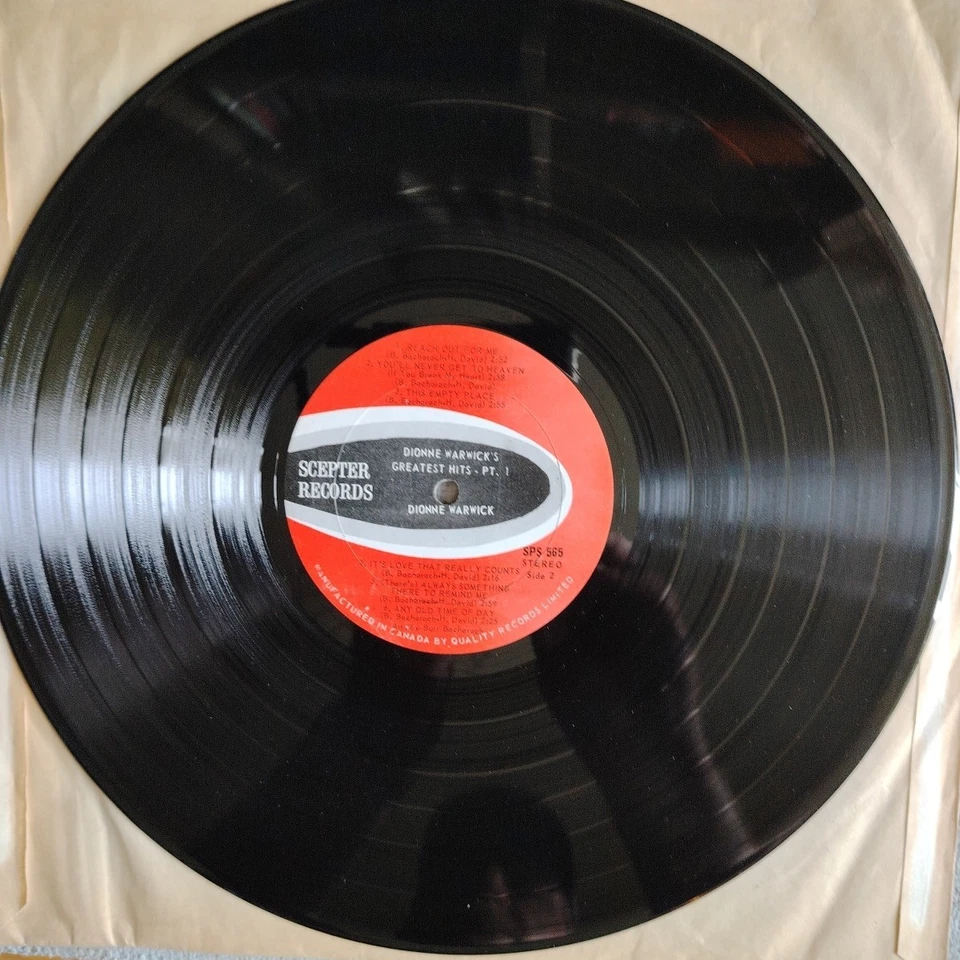 Dionne Warwick Greatest Hits Part One Scepter Records Canada SPS 565 VG+VG+ Foto 2 de 4