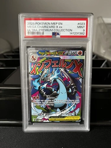 Mega Charizard X EX 023 PSA 9  Black Star Promo Pokemon graded Card