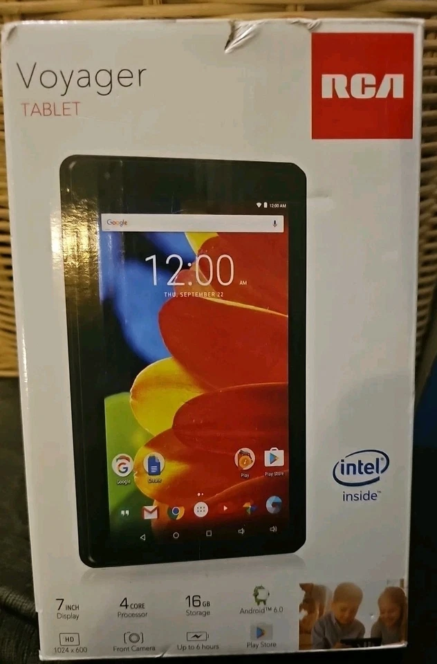 Tablet Voyager 16GB 7" Pantalla Android RCA (RCT6873W42) NEGRA Totalmente Nueva Foto 2 de 3