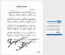 Benjamin Wallfisch ‘It’ Composer Signed Score Sheet Music ACOA