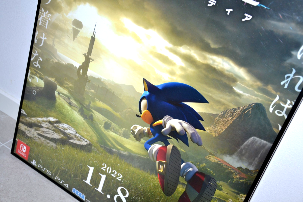 Sonic Frontiers - Promotional B2 Poster - Switch PS5 Japan 2023 | eBay