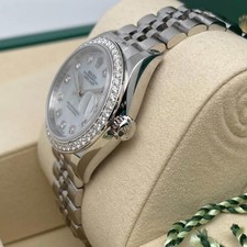 Rolex Datejust 28mm 279384RBR Steel MOP Diamond Dial Watch 2025 B&P 6