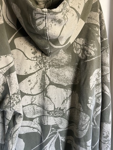 Free People Oversized Hoodie Sweatshirt, SZ L,Pull Over, Cotton, Distressed look - Picture 4 of 7