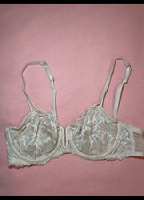 Auden Dusty Rose Lace Dainty Unlined Underwire Bra Womens 24B