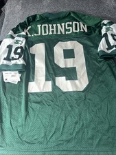 New York Jets Jersey Keyshawn Johnson Starter Pro Line 90s Vintage Men XL 52