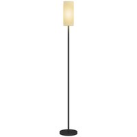 Stehlampe, Stehleuchte Mit Lampenschirm Aus Stoff, E27 Fassung Weiß