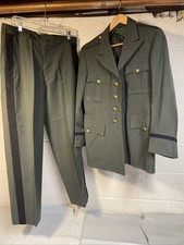 1950 s US Army Dress Green Officer s Uniform Set Pants Jacket AG44 Vet Greene
