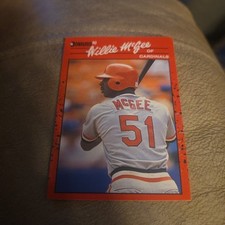 1990 donruss #632 Willie McGee CARDINALS