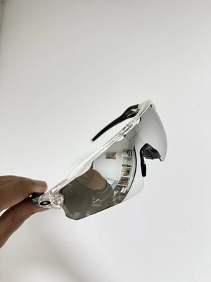 NEU Oakley  EV Radar Path Sonnenbrille klares Gestell/silberne Prizm-Gläse