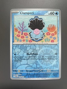 Pokemon TCG Destined Rivals - 054/182 Clamperl - Reverse Holo