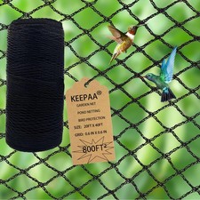 Bird Netting Poultry Chicken Coop - 20FT 40FT Heavy Duty Garden Net 0.6  Mesh...