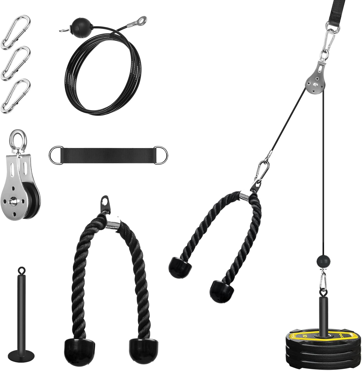 Kabelzug Fitness Latzug Gym Kabelsystem Latzug Fitnesssgeräte Kabelzug Pulley Sy