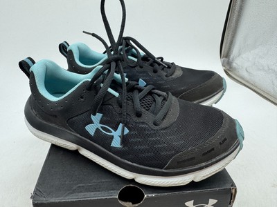 Under Armour Charged Assert 10 Running Shoes Womens Black Low Top Sneakers - 7