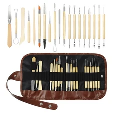 XDT Art Supplies Silicone Clay Sculpting Tool 19 Piece Set