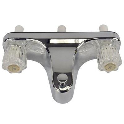 Danco Mobile Home RV Tub Shower CenterSet Faucet, 8 inch, 2Handle, Chrome wit...
