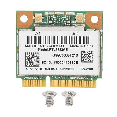 Wireless Network Card RTL8723AE 300M Bluetooth4.0 Half Mini PCI-E Wlan Wifi