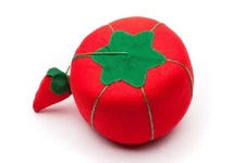 SET OF 3 - LARGE Size 3.5" WIDE Tomato Pin Cushion   Emery Strawberry US SELLER