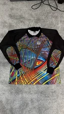 Sondico Premier Range Jersey Goalkeeper Size Geo Rainbow print Vintage Retro L