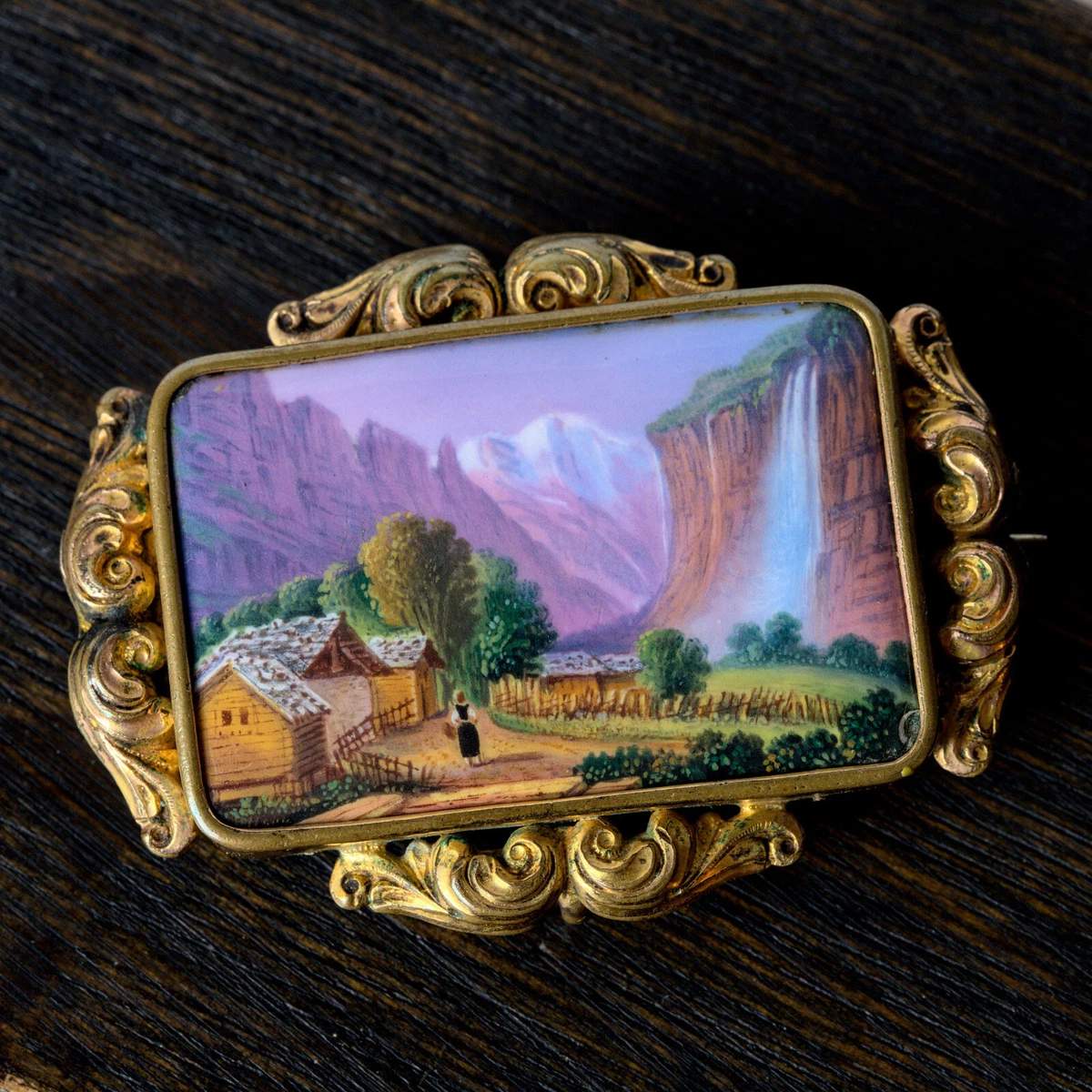 Enamel cheap brooches vintage