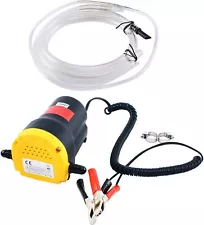 12V 60W Oil Change Pump Extractor Oil Diesel Fluid Pump Transfer Suction Pump RV
