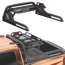 Adjustable Truck Bed Chase Rack Roll Bar w/ Pallet For For 2005-25 Toyota Tacoma