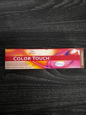 Wella Color Touch Multidimensional Demi-permanent Hair Color; Rich Naturals; 2OZ