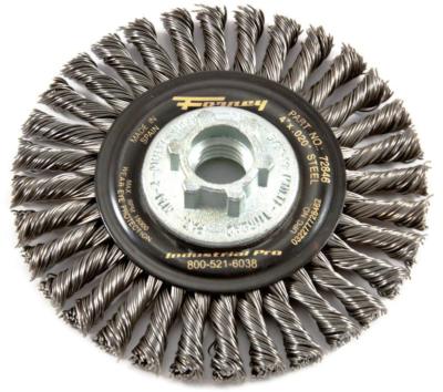 FORNEY 72846 4'' PREMIUM STRINGER BEAD TEMPERED STEEL WIRE BRUSH UPC:032277728462