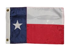 12x18 Embroidered Texas 210D Nylon Flag 12"x18" banner Grommets Made in USA