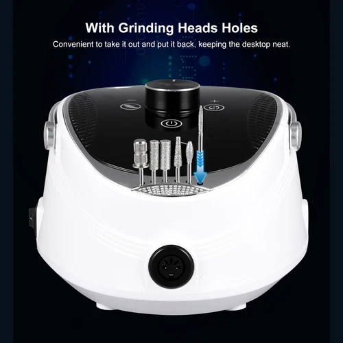  Nail Drill Machine 35000 RPM Adjustable Rotate  Electric Nail I4R8 - Picture 4 of 12